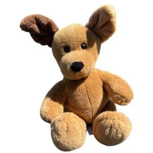 Sitting Build A Bear Brown Puppy Dog Plush Stuffed Security Support Pet Toy